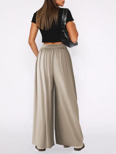 High Waist Wide Leg Pants - Pahabu - Women's Clothing & Shop