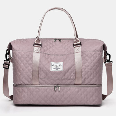 Diamond Grid Oxford Cloth Oversize Travel Bag - Pahabu - Women's Clothing & Shop