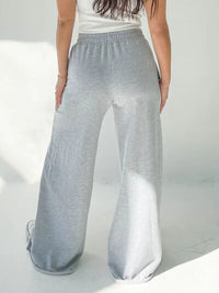Elastic Waist Wide Leg Pants - Pahabu - Women's Clothing & Shop