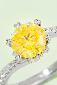 1 Carat Moissanite 925 Sterling Silver Ring - Pahabu - Women's Clothing & Shop