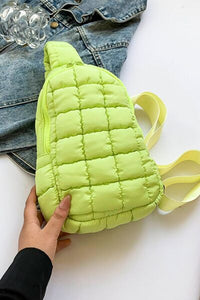 Quilted Nylon Crossbody Bag - Pahabu - Women's Clothing & Shop