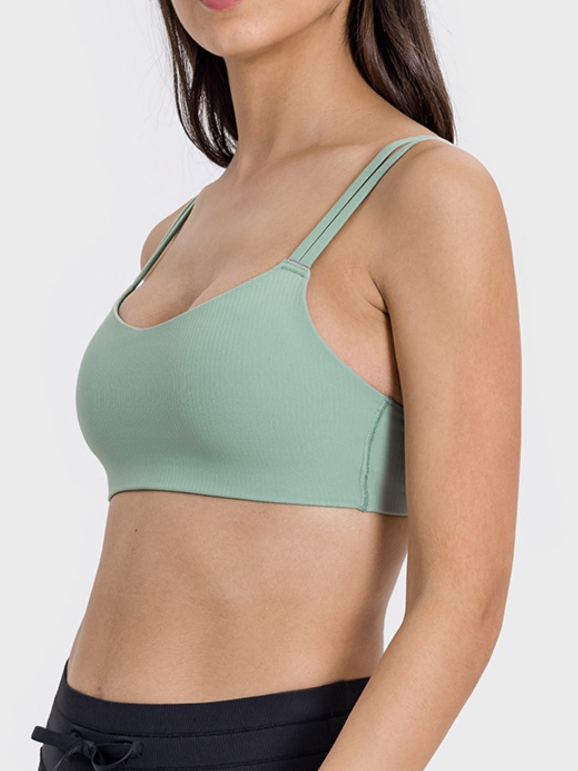 Millennia Scoop Neck Double Strap Active Cami - Pahabu - Women's Clothing & Shop