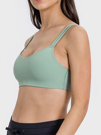 Millennia Scoop Neck Double Strap Active Cami - Pahabu - Women's Clothing & Shop