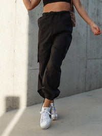 Drawstring Pants with Pockets - Pahabu - Women's Clothing & Shop