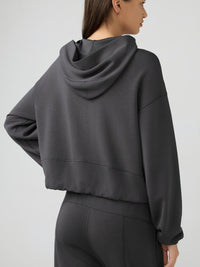 Millennia Zip Up Dropped Shouder Active Hooded - Pahabu - Women's Clothing & Shop