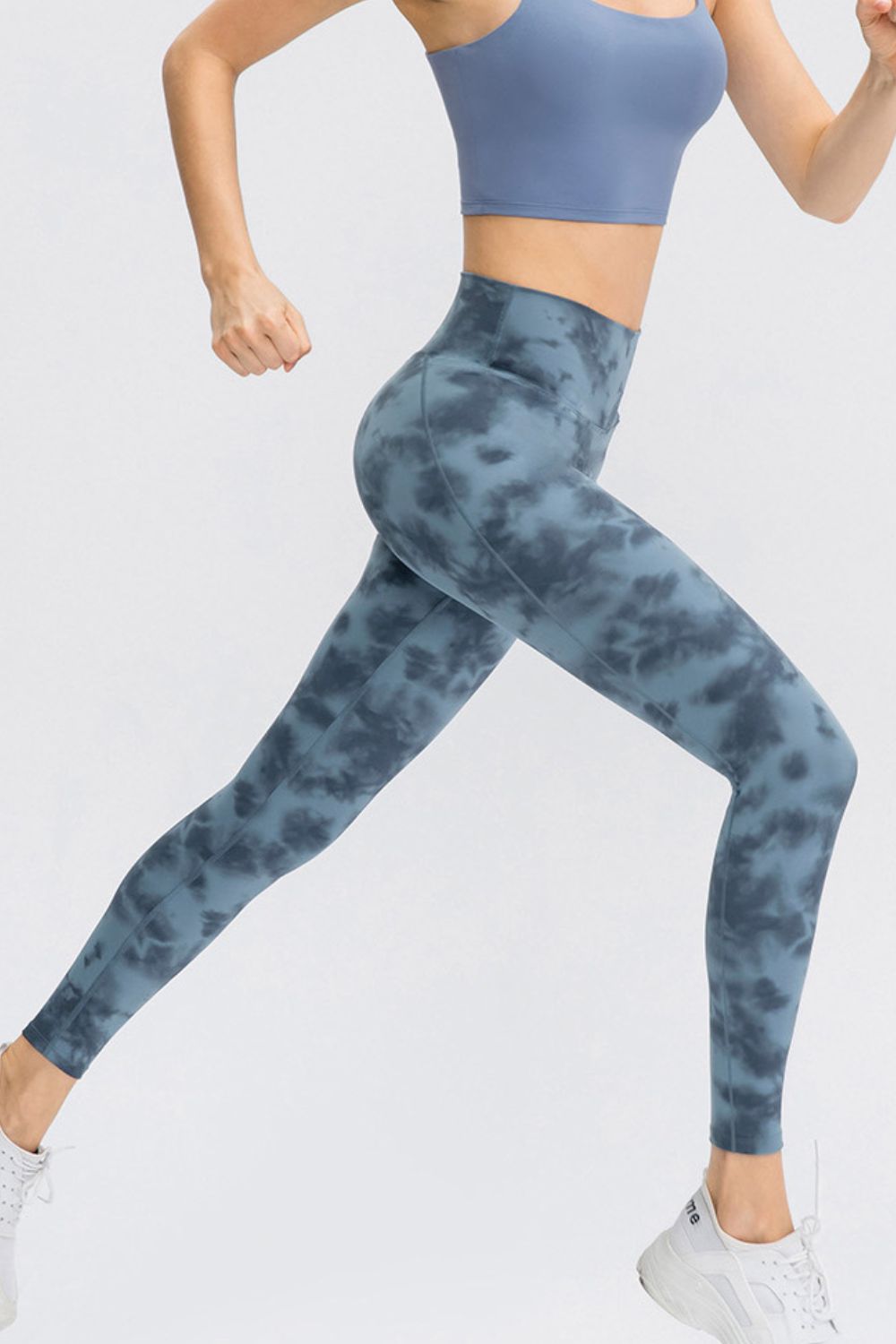 Wide Waistband Slim Fit Long Sports Pants - Pahabu - Women's Clothing & Shop