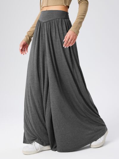 High Waist Wide Leg Pants - Pahabu - Women's Clothing & Shop