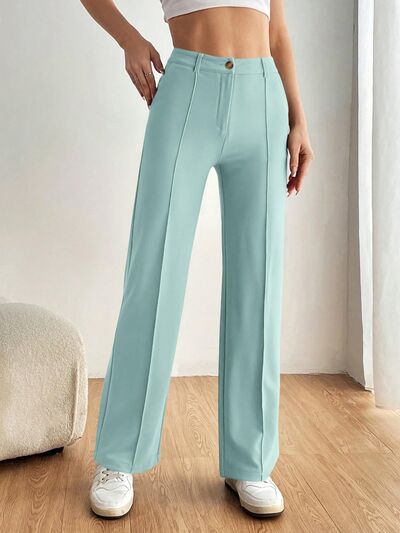 High Waist Wide Leg Pants - Pahabu - Women's Clothing & Shop