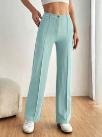 High Waist Wide Leg Pants - Pahabu - Women's Clothing & Shop