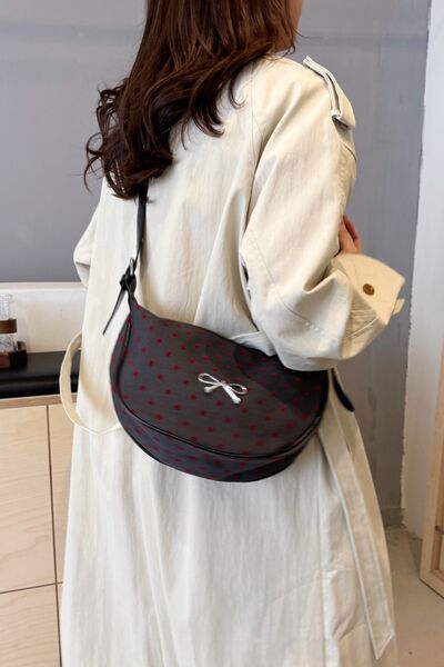Polyester Printed Adjustable Strap Crossbody Bag - Pahabu - Women's Clothing & Shop