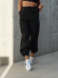 Drawstring Pants with Pockets - Pahabu - Women's Clothing & Shop