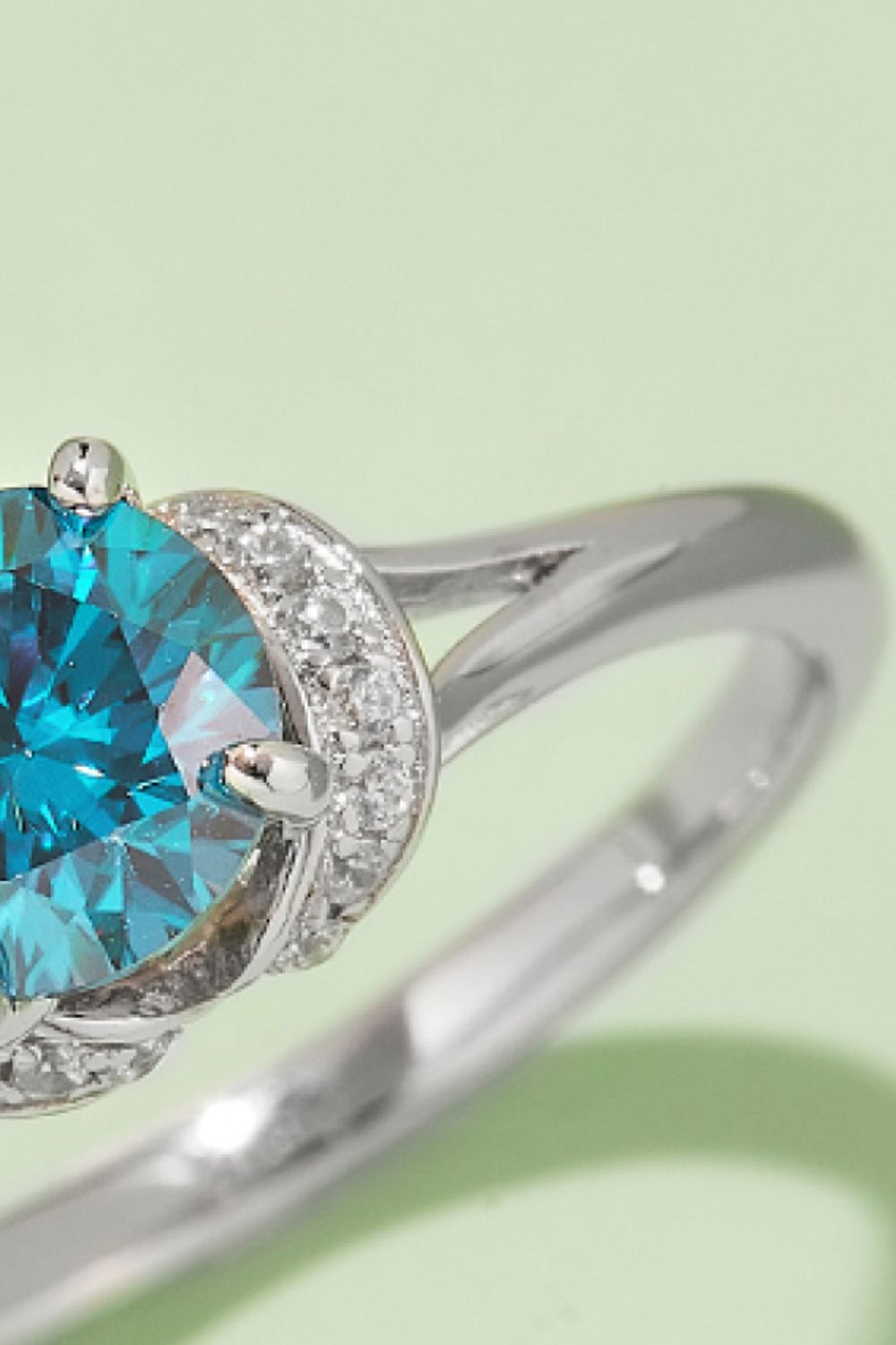 1 Carat Moissanite 4-Prong 925 Sterling Silver Ring - Pahabu - Women's Clothing & Shop