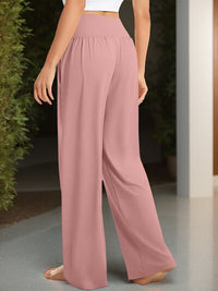 Pocketed High Waist Wide Leg Pants - Pahabu - Women's Clothing & Shop
