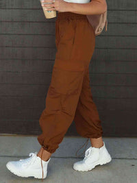 High Waist Drawstring Pants with Pockets - Pahabu - Women's Clothing & Shop