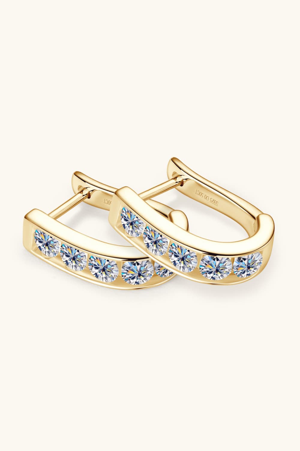 1 Carat Moissanite 925 Sterling Silver Earrings - Pahabu - Women's Clothing & Shop