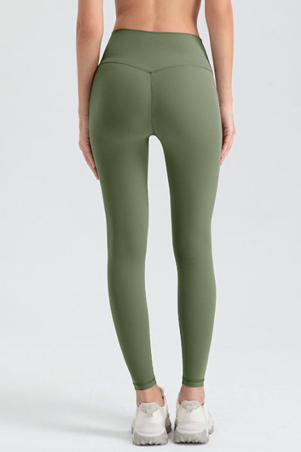 Wide Waistband Sport Leggings - Pahabu - Women's Clothing & Shop