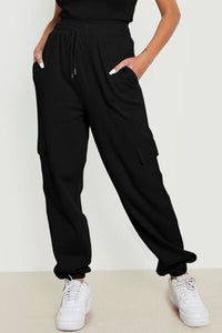 Drawstring Joggers with Pockets - Pahabu - Women's Clothing & Shop