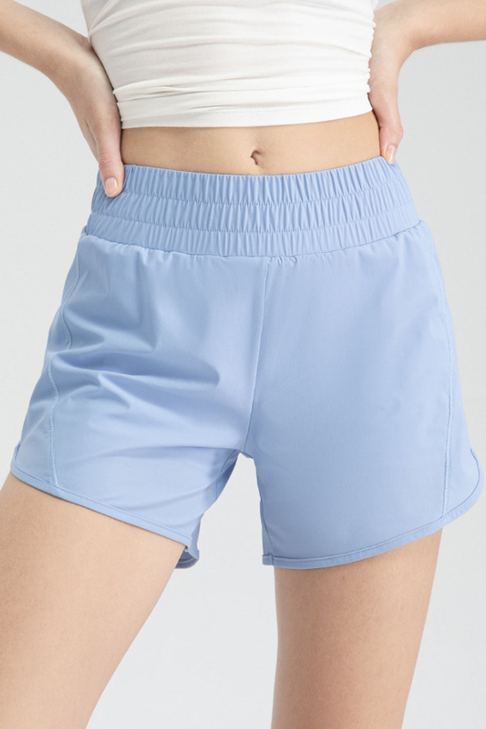 Elastic Waist Active Shorts - Pahabu - Women's Clothing & Shop