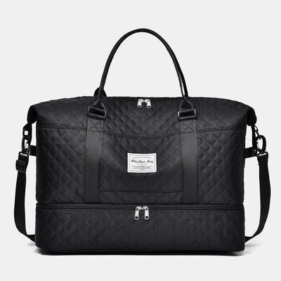 Diamond Grid Oxford Cloth Oversize Travel Bag - Pahabu - Women's Clothing & Shop