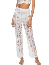 Cutout Drawstring High Waist Swim Pants - Pahabu - Women's Clothing & Shop