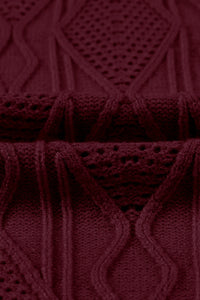 Plus Size Cable-Knit Button Up Sweater - Pahabu - Women's Clothing & Shop