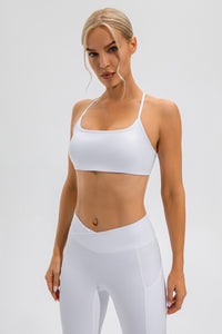 Crisscross Spaghetti Strap Active Cami - Pahabu - Women's Clothing & Shop