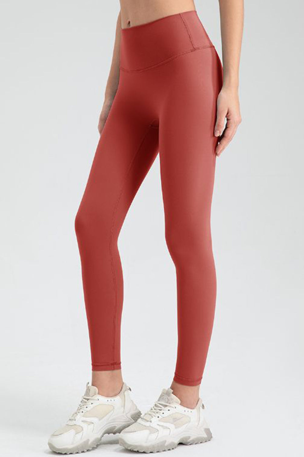Wide Waistband Sport Leggings - Pahabu - Women's Clothing & Shop