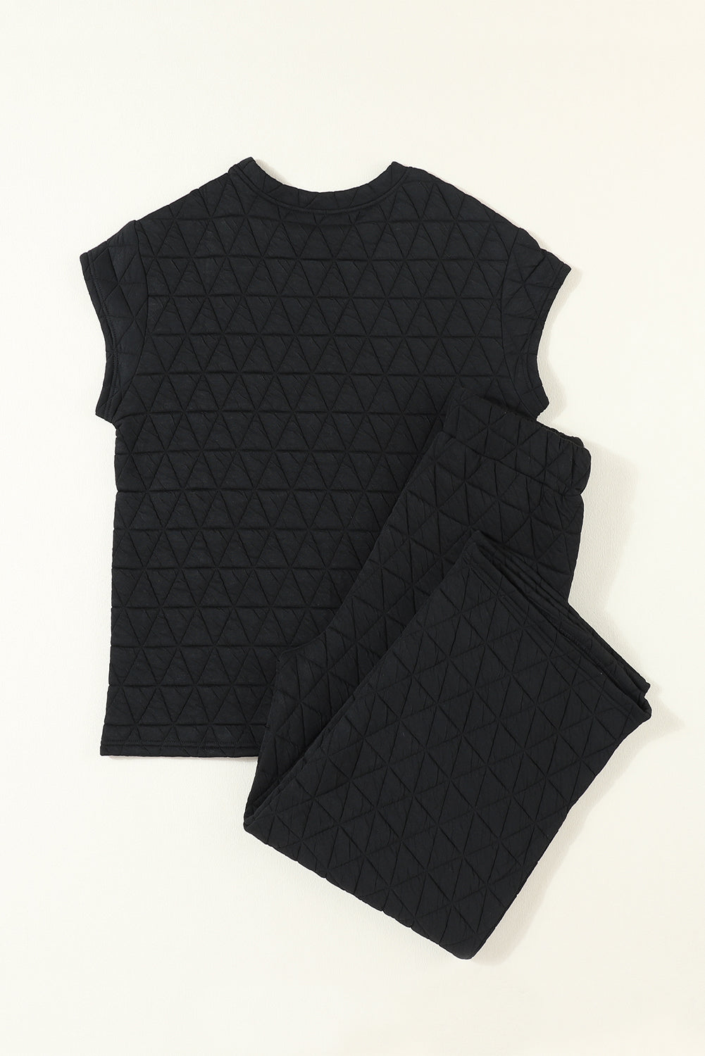 Short Sleeve Top and Pocketed Pants Lounge Set - Pahabu - Women's Clothing & Shop