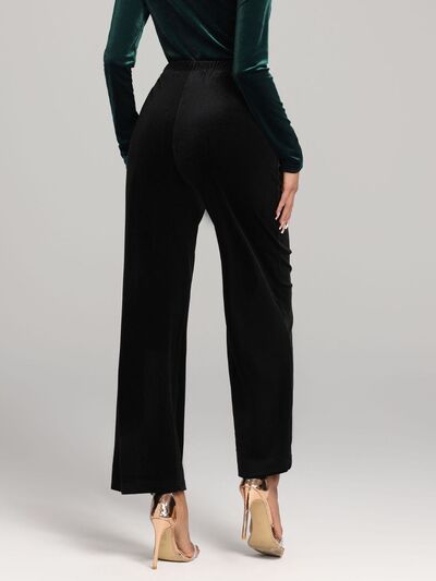 High Waist Wide Leg Pants - Pahabu - Women's Clothing & Shop