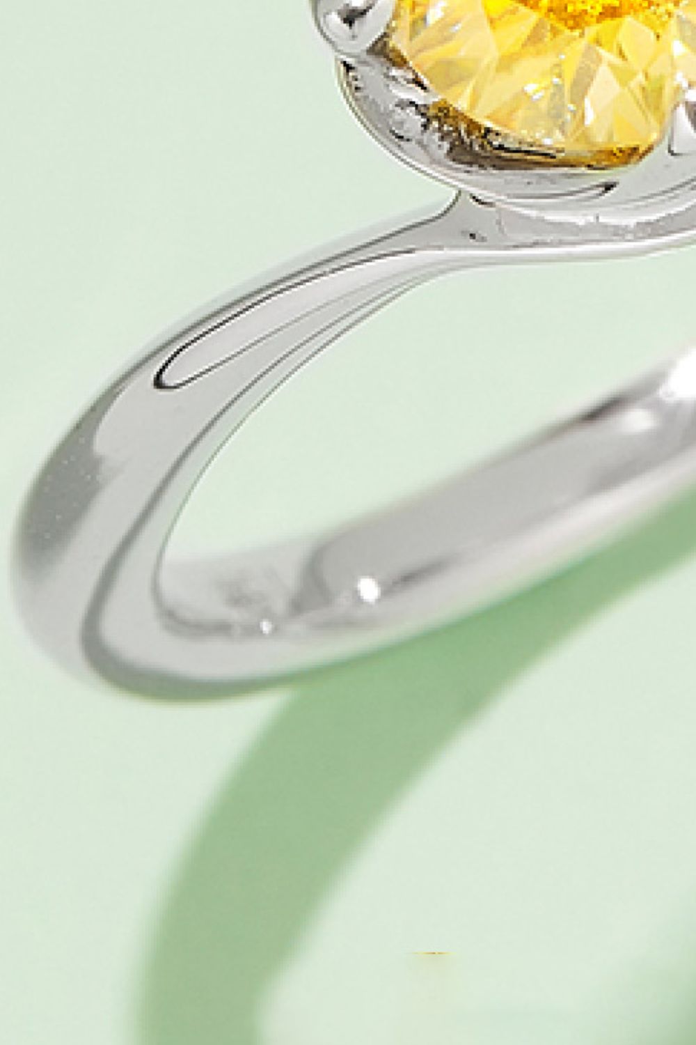 1 Carat Moissanite 925 Sterling Silver Solitaire Ring - Pahabu - Women's Clothing & Shop