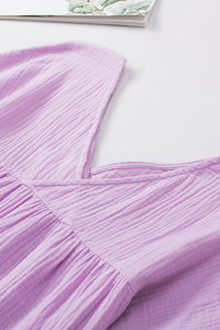Dropped Shoulder V-Neck Blouse - Pahabu - Women's Clothing & Shop