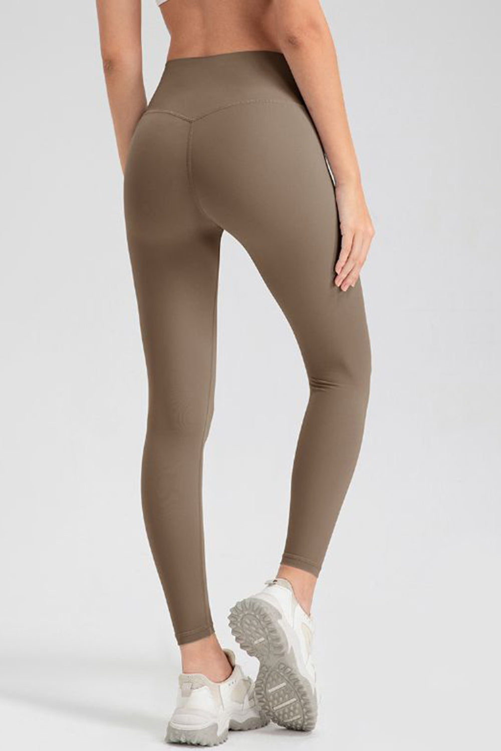 Wide Waistband Sport Leggings - Pahabu - Women's Clothing & Shop