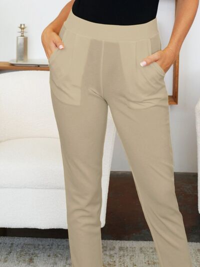 FAM-FAM Pocketed High Waist Skinny Pants - Pahabu - Women's Clothing & Shop