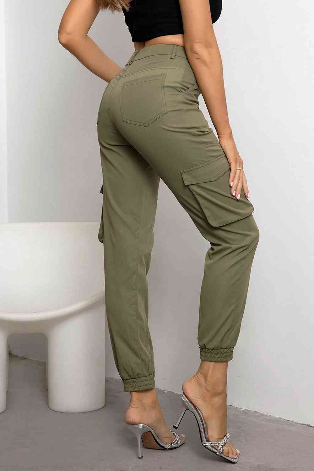 High Waist Cargo Pants - Pahabu - Women's Clothing & Shop