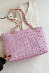 Polyester Texture Chain Tote bag - Pahabu - Women's Clothing & Shop