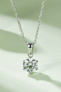 1 Carat Moissanite 925 Sterling Silver Necklace - Pahabu - Women's Clothing & Shop