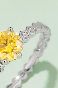 1 Carat Moissanite 6-Prong 925 Sterling Silver Ring - Pahabu - Women's Clothing & Shop