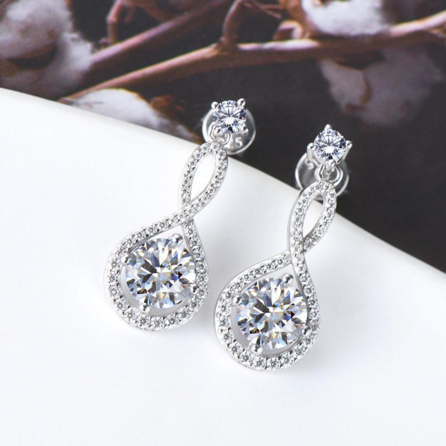 1 Carat Moissanite 925 Sterling Silver Earrings - Pahabu - Women's Clothing & Shop