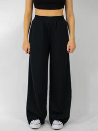 Elastic Waist Wide Leg Pants - Pahabu - Women's Clothing & Shop