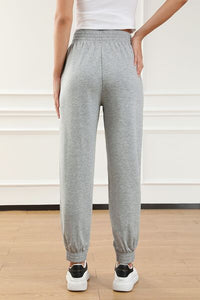Elastic Waist Pocketed Joggers - Pahabu - Women's Clothing & Shop
