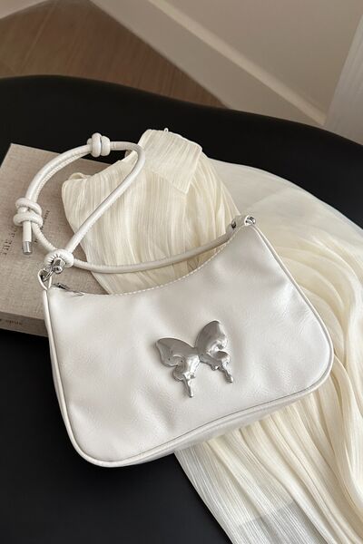 Butterfly PU Leather Knotted Strap Shoulder Bag - Pahabu - Women's Clothing & Shop