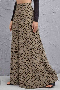 Animal Print High-Rise Culottes - Pahabu - Women's Clothing & Shop