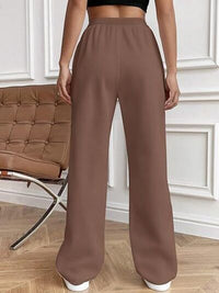 Drawstring Wide Leg Pants with Pockets - Pahabu - Women's Clothing & Shop