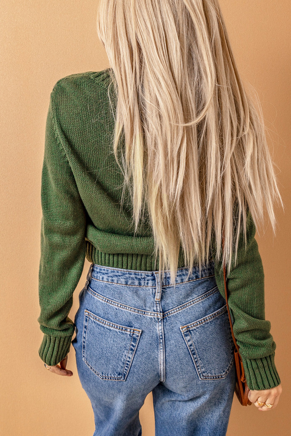 Woven Right Mixed Knit Button Down Cardigan with Pockets - Pahabu - Women's Clothing & Shop