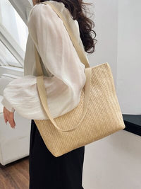 Straw Woven Tote Bag - Pahabu - Women's Clothing & Shop