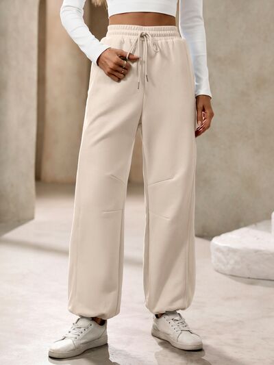 Ivy Lane Drawstring Joggers with Pockets - Pahabu - Women's Clothing & Shop