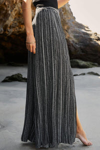 Slit Wide Leg Pants - Pahabu - Women's Clothing & Shop