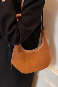 Suede Adjustable Strap Shoulder Bag - Pahabu - Women's Clothing & Shop