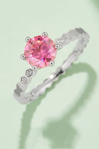 1 Carat Moissanite 6-Prong 925 Sterling Silver Ring - Pahabu - Women's Clothing & Shop
