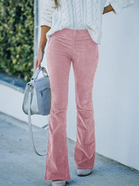High Waist Bootcut Pants - Pahabu - Women's Clothing & Shop